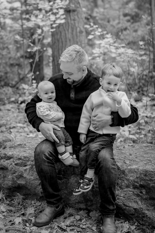 Father and sons. Love.